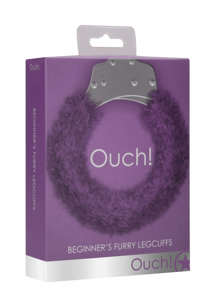 Beginner's Legcuffs Furry - Purple