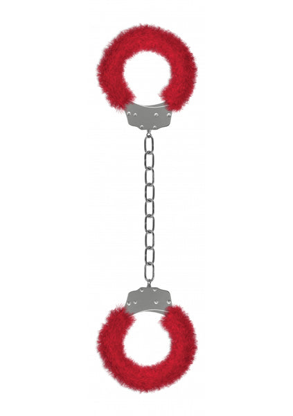 Beginner's Legcuffs Furry - Red