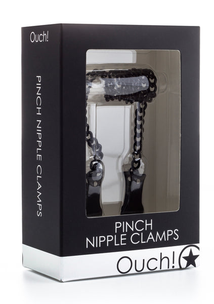 Pinch Nipple Clamps - Black