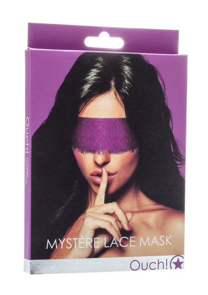 Mystère Lace Mask - Purple