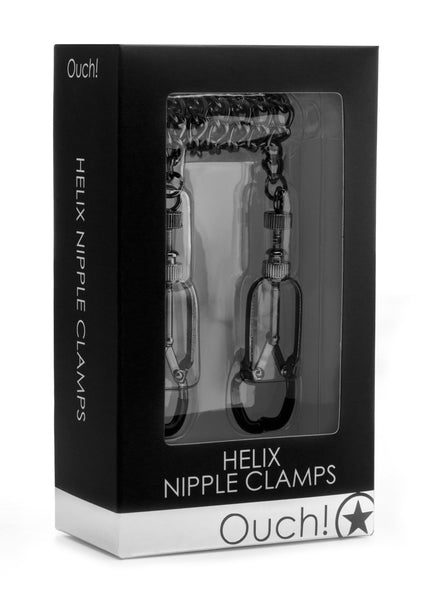 Helix Nipple Clamps - Black