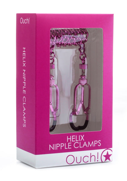 Helix Nipple Clamps - Pink