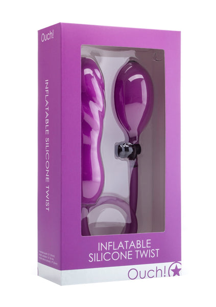 Inflatable Silicone Twist - Purple