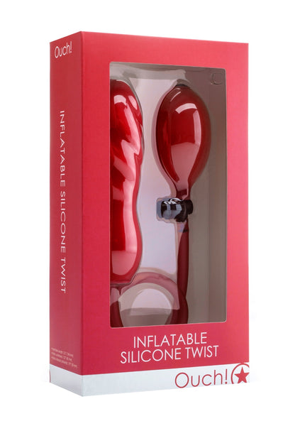 Inflatable Silicone Twist - Red