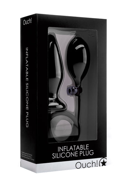 Inflatable Silicone Plug - Black