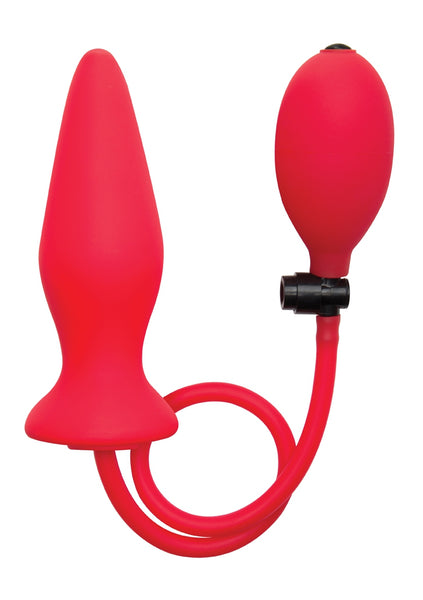Inflatable Silicone Plug - Red