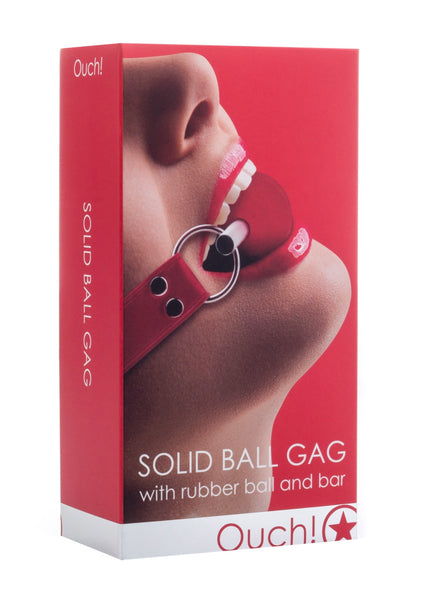Solid Ball Gag - Red