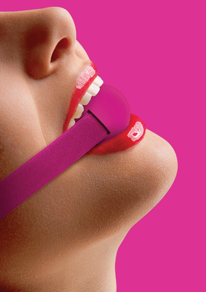 Elastic Ball Gag - Pink