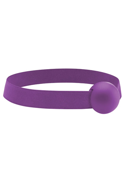 Elastic Ball Gag - Purple