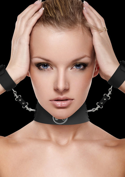 Collar with Cuffs - Black