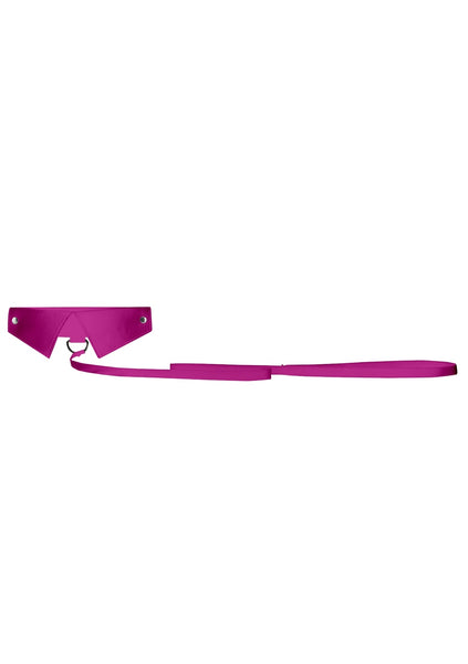 Classic Collar with Leash - Pink