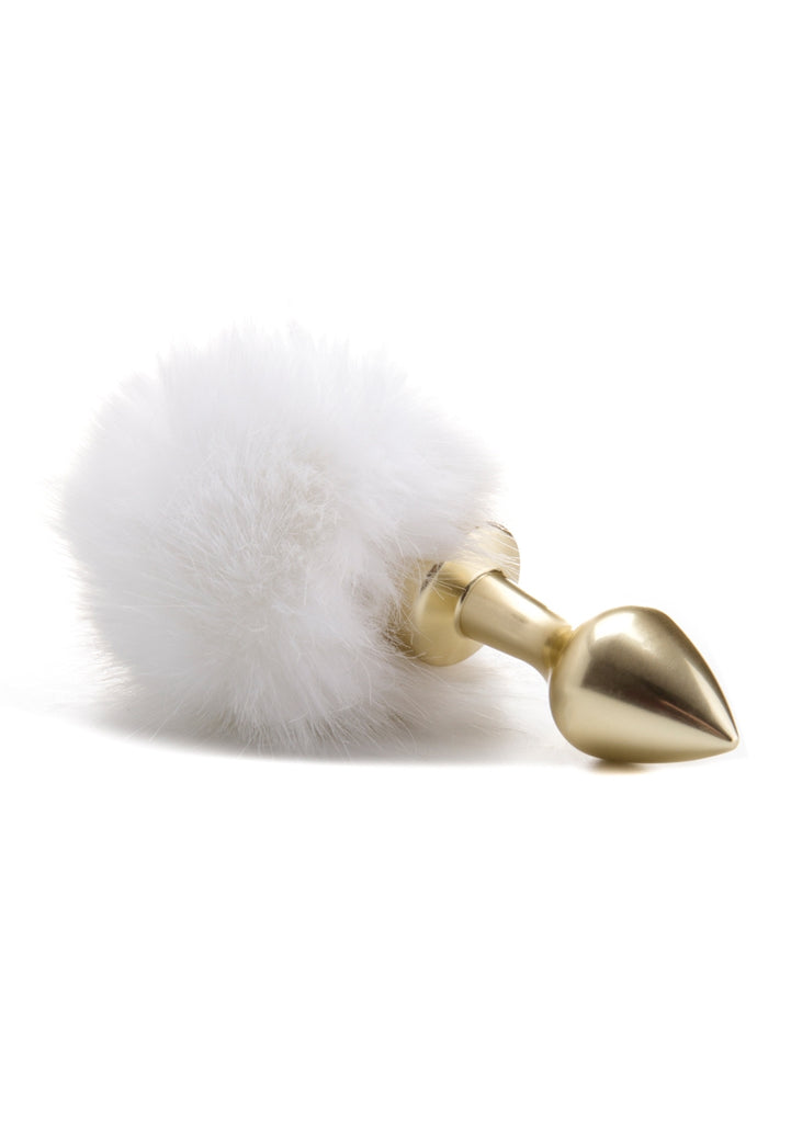 Beginner Bunny Tail Buttplug - Gold