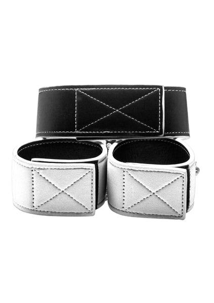 Reversible Collar and Wrist Cuffs - White