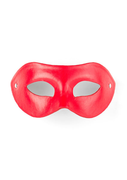 Eye Mask - PVC/Imitation Leather - Red
