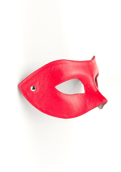 Eye Mask - PVC/Imitation Leather - Red