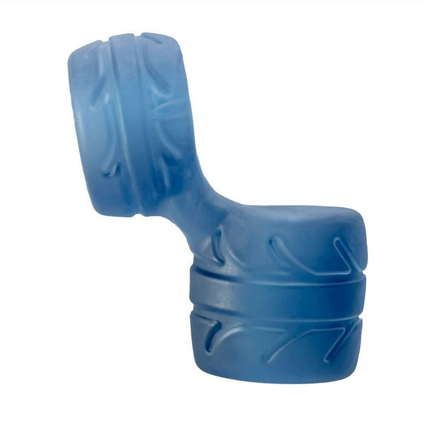 Perfect Fit SilaSkin Cock & Ball Ring - Blue