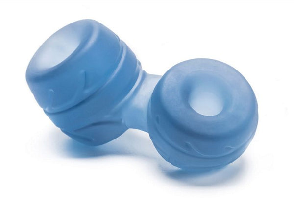 Perfect Fit SilaSkin Cock & Ball Ring - Blue