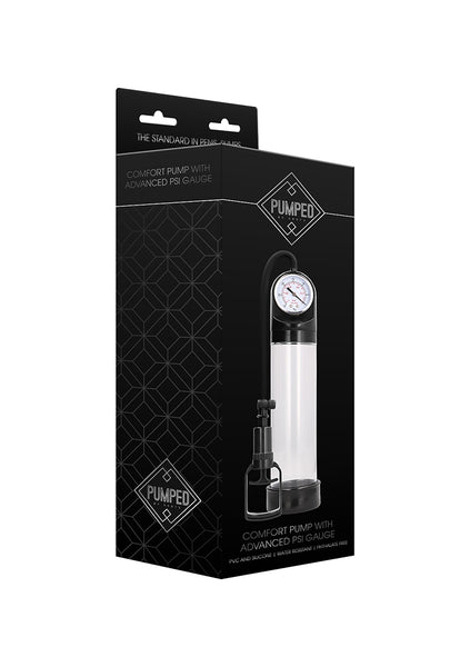 Comfort Pump With Advanced PSI Gauge - Transparent