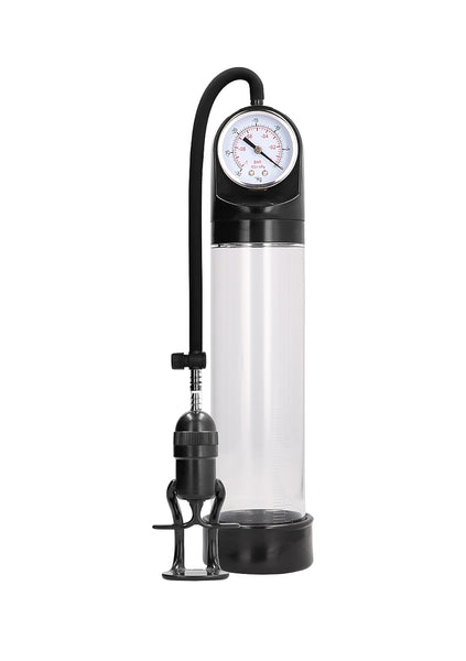 Deluxe  Pump With Advanced PSI Gauge - Transparent