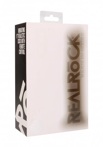 Vibrating Realistic Cock - 9" - Black