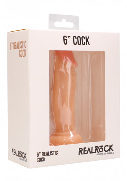 Realistic Cock - 6" - Skin