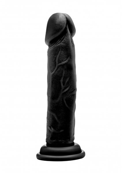 Realistic Cock - 8" - Black