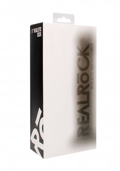 Realistic Cock - 11" - Black
