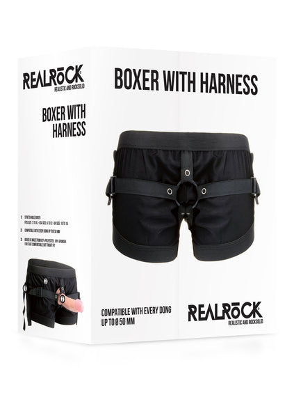 Boxer With Harness