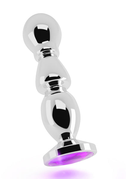 Rich R2 - Silver Plug - 4.8 Inch - Purple Sapphire