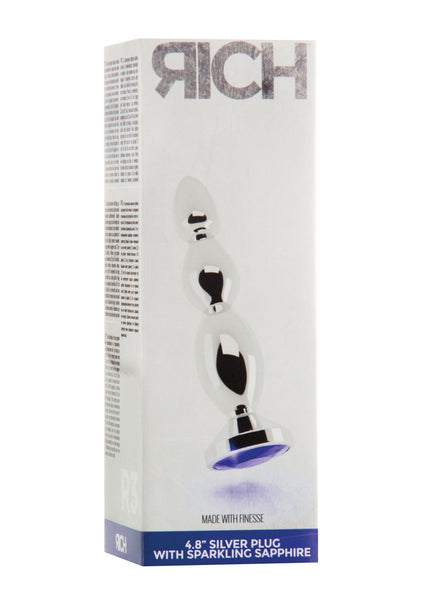 Rich R3 - Silver Plug - 4.8 Inch - Purple Sapphire