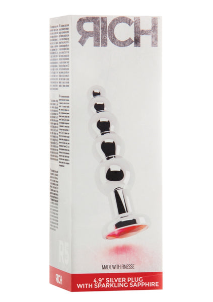 Rich R5 - Silver Plug - 4.9 Inch - Red Sapphire