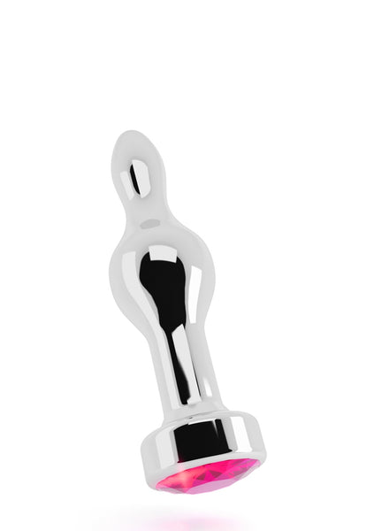 Rich R8 - Silver Plug - 3.5 Inch - Rose Red Sapphire