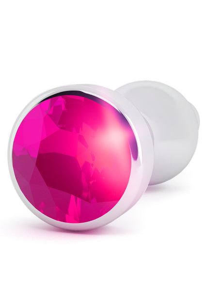 Rich R8 - Silver Plug - 3.5 Inch - Rose Red Sapphire