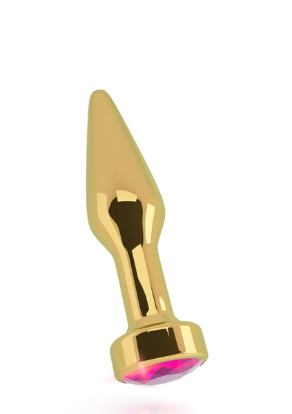 Rich R9 - Gold Plug - 3.9 Inch - Pink Sapphire