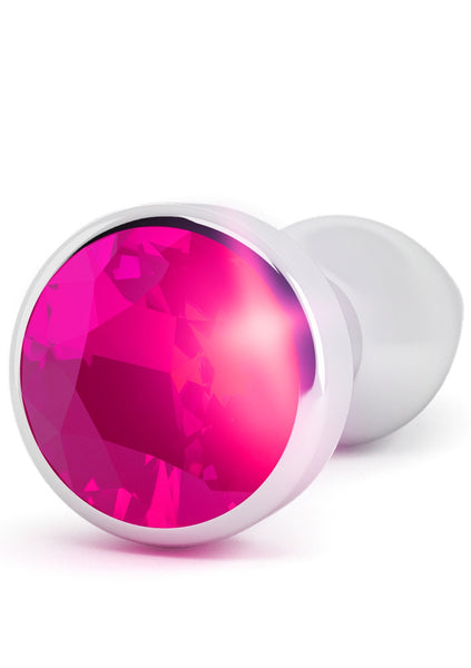 Rich R9 - Silver Plug - 3.9 Inch - Pink Sapphire