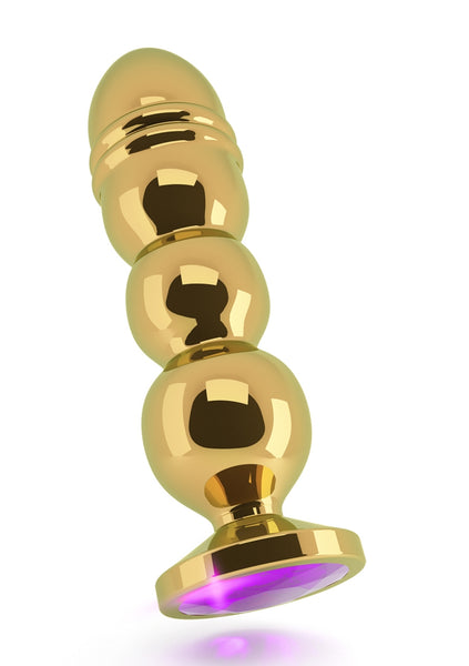 Rich R10 - Gold Plug - 4.9 Inch - Purple Sapphire