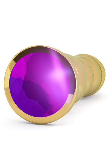 Rich R10 - Gold Plug - 4.9 Inch - Purple Sapphire
