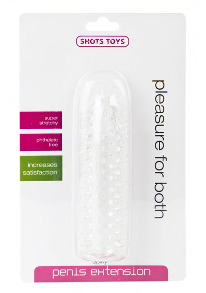 Spiky Penis Extension - Transparent