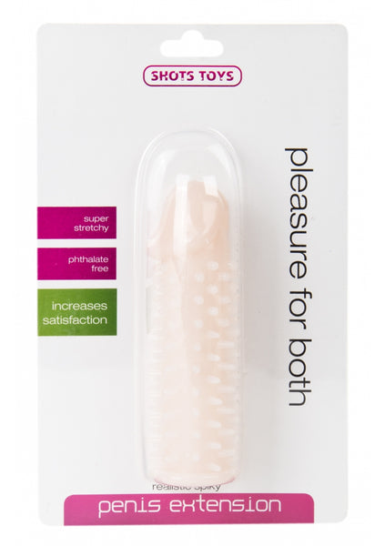Realistic Spikey Penis Extension - Skin