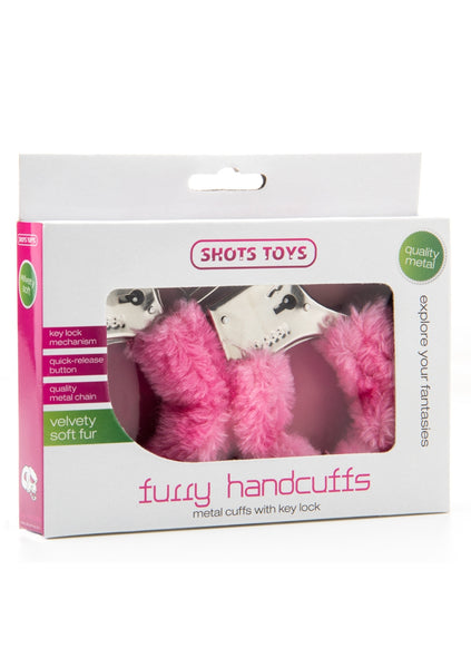 Furry Handcuffs - Pink