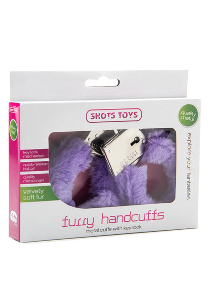 Furry Handcuffs - Purple