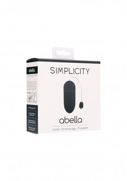 ABELLA classic vibrating egg - Black