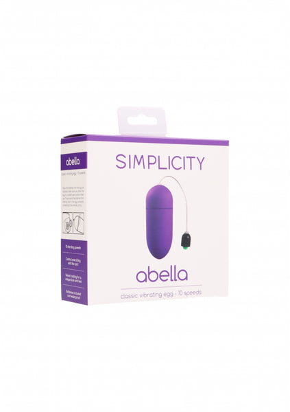 ABELLA classic vibrating egg - Purple