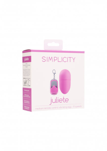JULIETE remote control vibrating egg - Pink