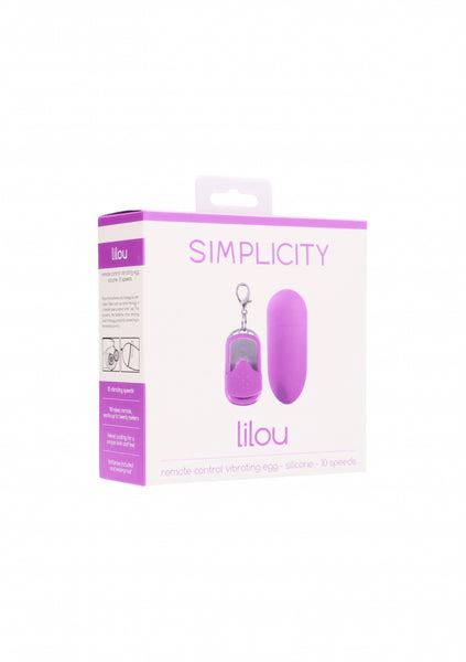 LILOU remote control vibrating egg - Pink