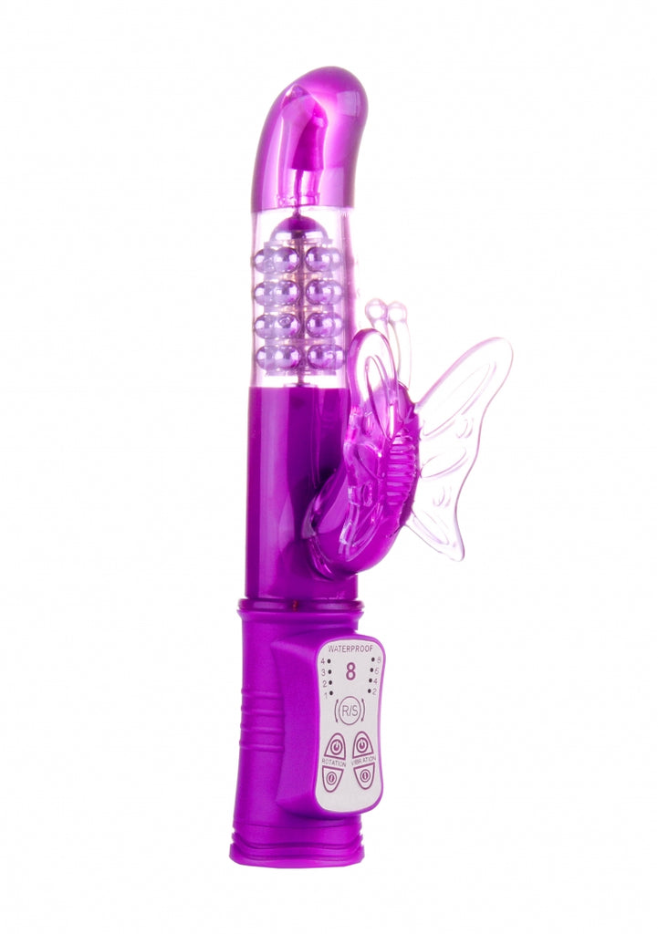 MIMI butterfly vibrator - rotating dual motors - Purple