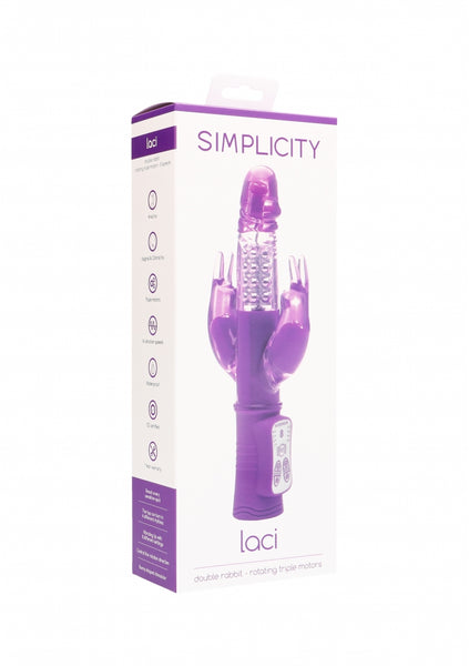 LACI double rabbit - rotating triple motors - Purple