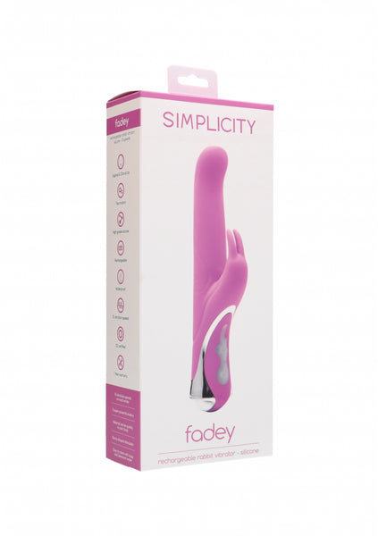 FADEY rechargeable rabbit vibrator - Pink