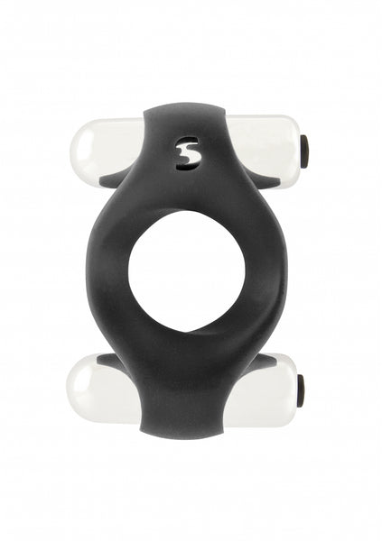 DALTON double vibrating cockring - Black