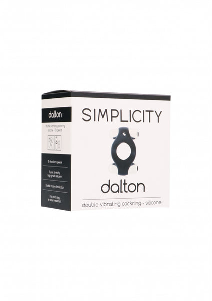 DALTON double vibrating cockring - Black